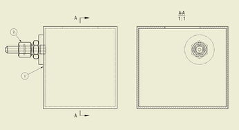 CAD工程圖剖視圖中用雙點(diǎn)劃線(xiàn)顯示被剖零部件的技巧